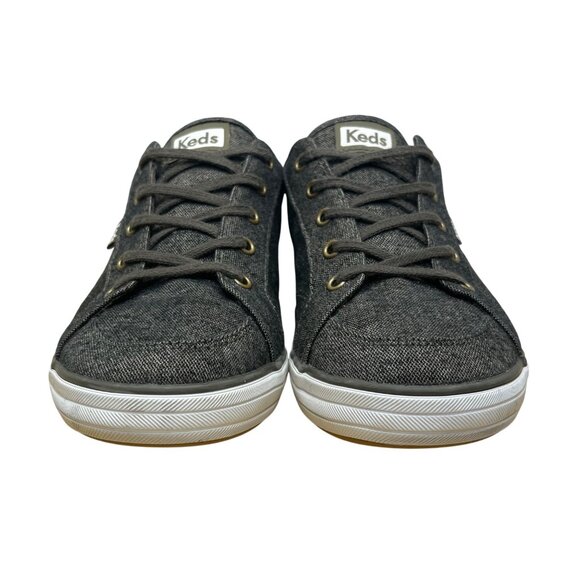 Keds Women’s Gray Canvas Everyday Wear Lace Up Casual Sneakers Size 8.5 - Picture 2 of 8